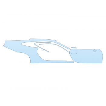 PAINT PROTECTION KIT - 2024 PORSCHE 911 CARRERA T COUPE PASSENGER SIDE - PRECUT PPF CLEAR BRA WRAP