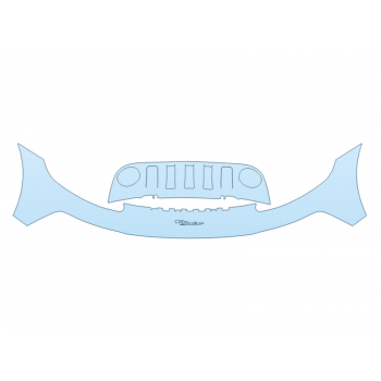 Precut PPF Kit – Clear Bra Paint Protection Film PAINT PROTECTION KIT - 2024 PORSCHE 911 DAKAR REAR BUMPER W/EMBLEM - PRECUT PPF CLEAR BRA WRAP