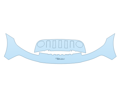 PAINT PROTECTION KIT - 2024 PORSCHE 911 DAKAR REAR BUMPER W/EMBLEM - PRECUT PPF CLEAR BRA WRAP