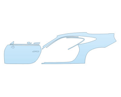 PAINT PROTECTION KIT - 2024 PORSCHE 911 DAKAR DRIVER SIDE - PRECUT PPF CLEAR BRA WRAP