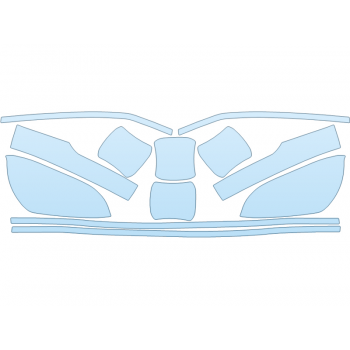 PAINT PROTECTION KIT - 2024 SUBARU FORESTER BASE MIRRORS and DOOR CUPS DOOR EDGES - PRECUT PPF CLEAR BRA WRAP