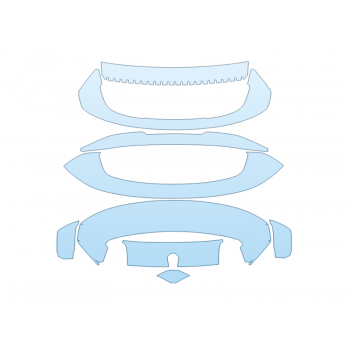 PAINT PROTECTION KIT - 2024 PORSCHE 911 DAKAR REAR HATCH - PRECUT PPF CLEAR BRA WRAP