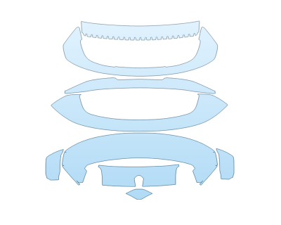 PAINT PROTECTION KIT - 2024 PORSCHE 911 DAKAR REAR HATCH - PRECUT PPF CLEAR BRA WRAP