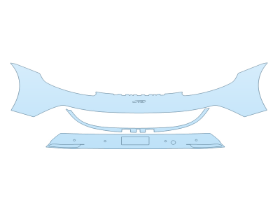 Precut PPF Kit – Clear Bra Paint Protection Film PAINT PROTECTION KIT - 2024 PORSCHE 911 GT3 REAR BUMPER WITH PARKING SENSORS WITH GT3 BADGE - PRECUT PPF CLEAR BRA WRAP