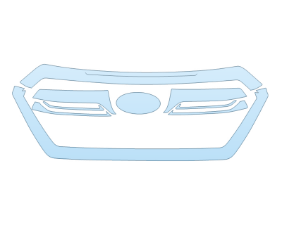 PAINT PROTECTION KIT - 2024 SUBARU FORESTER LIMITED GRILL - PRECUT PPF CLEAR BRA WRAP