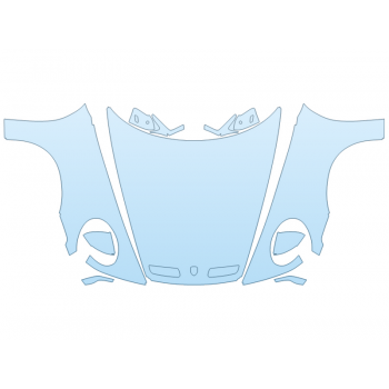 PAINT PROTECTION KIT - 2024 PORSCHE 911 GT3 FULL HOOD FENDERS MIRRORS WRAPPED EDGES SPLIT FOR EASIER INSTALL - PRECUT PPF CLEAR BRA WRAP