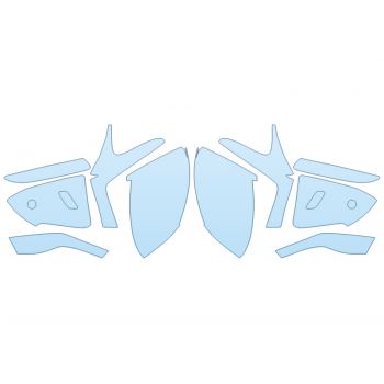 PAINT PROTECTION KIT - 2024 PORSCHE 911 GT3 MIRRORS and DOOR CUPS - PRECUT PPF CLEAR BRA WRAP