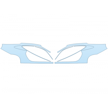 PAINT PROTECTION KIT - 2024 PORSCHE 911 GT3 REAR FULL FENDERS - PRECUT PPF CLEAR BRA WRAP