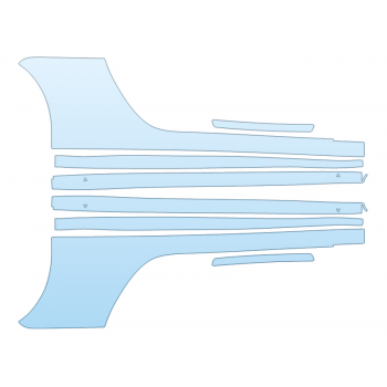 PAINT PROTECTION KIT - 2024 PORSCHE 911 GT3 ROCKERS - PRECUT PPF CLEAR BRA WRAP