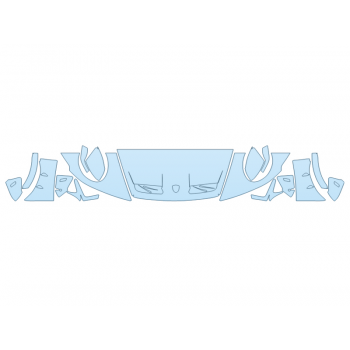 PAINT PROTECTION KIT - 2024 PORSCHE 911 S/T HOOD FENDERS MIRRORS 24 INCH WRAPPED EDGES - PRECUT PPF CLEAR BRA WRAP