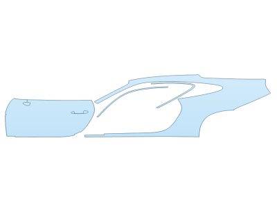 PAINT PROTECTION KIT - 2024 PORSCHE 911 S/T DRIVER SIDE - PRECUT PPF CLEAR BRA WRAP