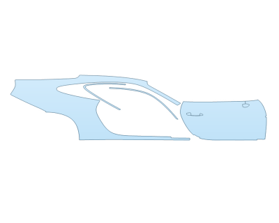 PAINT PROTECTION KIT - 2024 PORSCHE 911 S/T PASSENGER SIDE - PRECUT PPF CLEAR BRA WRAP