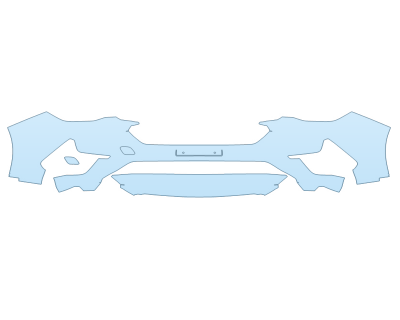PAINT PROTECTION KIT - 2025 SUBARU IMPREZA BASE BUMPER - PRECUT PPF CLEAR BRA WRAP