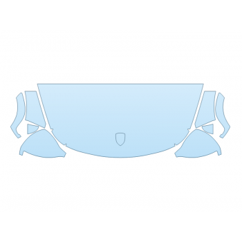 PAINT PROTECTION KIT - 2024 PORSCHE 911 SPEEDSTER HOOD FENDERS MIRRORS 18 INCH WRAPPED EDGES - PRECUT PPF CLEAR BRA WRAP