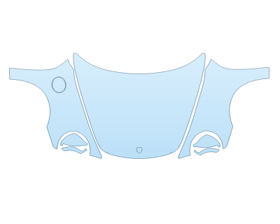 2025 PORSCHE 911 SPEEDSTER FULL HOOD FENDERS MIRRORS WRAPPED EDGES - PRECUT PPF CLEAR BRA WRAP