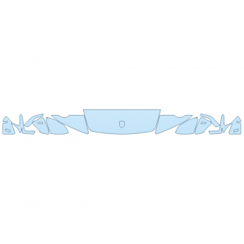 PAINT PROTECTION KIT - 2024 PORSCHE 911 TARGA GTS HOOD FENDERS MIRRORS 12 INCH WRAPPED EDGES - PRECUT PPF CLEAR BRA WRAP