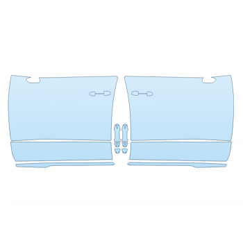 PAINT PROTECTION KIT - 2025 SUBARU IMPREZA RS DOORS - PRECUT PPF CLEAR BRA WRAP