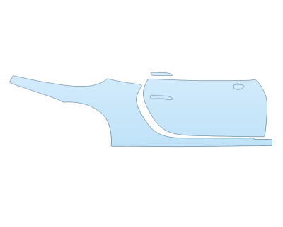 2025 PORSCHE 911 TARGA GTS PASSENGER SIDE - PRECUT PPF CLEAR BRA WRAP