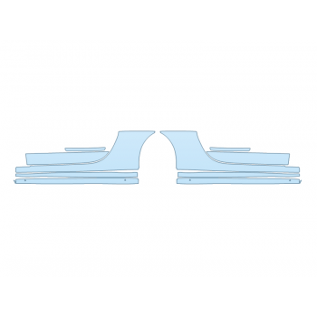 PAINT PROTECTION KIT - 2024 PORSCHE 911 TARGA GTS ROCKERS - PRECUT PPF CLEAR BRA WRAP