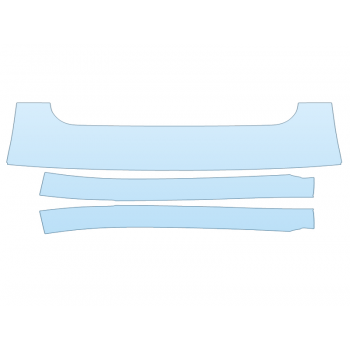 PAINT PROTECTION KIT - 2025 SUBARU IMPREZA SPORT ROOF PILLARS W SUNROOF - PRECUT PPF CLEAR BRA WRAP