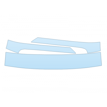 2025 PORSCHE 911 TURBO ROOF PILLARS - PRECUT PPF CLEAR BRA WRAP