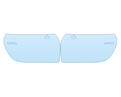 2025 PORSCHE 911 TURBO S DOORS - PRECUT PPF CLEAR BRA WRAP
