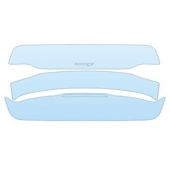 PAINT PROTECTION KIT - 2024 PORSCHE MACAN BASE WRAPPED TRUNK - PRECUT PPF CLEAR BRA WRAP