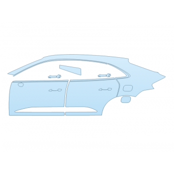 PAINT PROTECTION KIT - 2024 PORSCHE MACAN ELECTRIC 4 DRIVER SIDE - PRECUT PPF CLEAR BRA WRAP