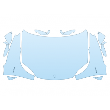 PAINT PROTECTION KIT - 2024 PORSCHE MACAN ELECTRIC 4 HOOD FENDERS MIRRORS FULL - PRECUT PPF CLEAR BRA WRAP