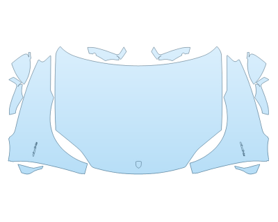 PAINT PROTECTION KIT - 2024 PORSCHE MACAN ELECTRIC 4 HOOD FENDERS MIRRORS FULL - PRECUT PPF CLEAR BRA WRAP