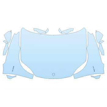 PAINT PROTECTION KIT - 2024 PORSCHE MACAN ELECTRIC 4 FULL HOOD FENDERS MIRRORS WRAPPED EDGES - PRECUT PPF CLEAR BRA WRAP