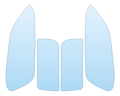 PAINT PROTECTION KIT - 2024 PORSCHE MACAN ELECTRIC 4 HEADLIGHTS FOGLIGHTS - PRECUT PPF CLEAR BRA WRAP