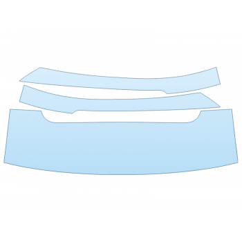 PAINT PROTECTION KIT - 2024 PORSCHE MACAN ELECTRIC 4 ROOF PILLARS W/SUNROOF - PRECUT PPF CLEAR BRA WRAP