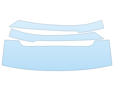 PAINT PROTECTION KIT - 2024 PORSCHE MACAN ELECTRIC 4 ROOF PILLARS W/SUNROOF - PRECUT PPF CLEAR BRA WRAP