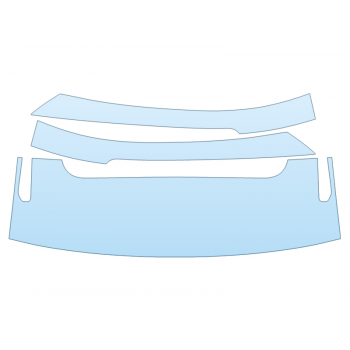 PAINT PROTECTION KIT - 2024 PORSCHE MACAN ELECTRIC 4 ROOF PILLARS W/SUNROOF AND ROOFRACKS - PRECUT PPF CLEAR BRA WRAP