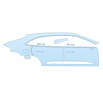 PAINT PROTECTION KIT - 2025 PORSCHE MACAN ELECTRIC 4S PASSENGER SIDE - PRECUT PPF CLEAR BRA WRAP