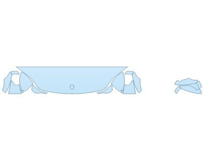 PAINT PROTECTION KIT - 2024 PORSCHE MACAN ELECTRIC TURBO HOOD FENDERS MIRRORS 18 INCH WRAPPED EDGES - PRECUT PPF CLEAR BRA WRAP