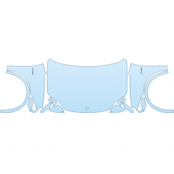 Precut PPF Kit – Clear Bra Paint Protection Film PAINT PROTECTION KIT - 2024 PORSCHE MACAN ELECTRIC TURBO FULL HOOD FENDERS MIRRORS WRAPPED EDGES - PRECUT PPF CLEAR BRA WRAP