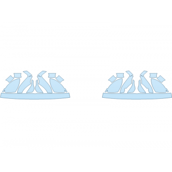 PAINT PROTECTION KIT - 2024 PORSCHE MACAN ELECTRIC TURBO MIRRORS and DOOR CUPS LUGGAGE AREA - PRECUT PPF CLEAR BRA WRAP