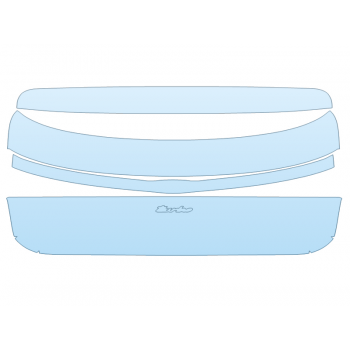 Precut PPF Kit – Clear Bra Paint Protection Film PAINT PROTECTION KIT - 2024 PORSCHE MACAN ELECTRIC TURBO REAR HATCH W/EMBLEMS - PRECUT PPF CLEAR BRA WRAP