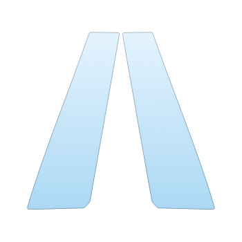 PAINT PROTECTION KIT - 2024 PORSCHE MACAN ELECTRIC TURBO B PILLARS - PRECUT PPF CLEAR BRA WRAP