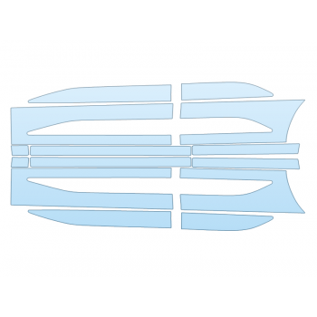 PAINT PROTECTION KIT - 2024 PORSCHE MACAN ELECTRIC TURBO ROCKERS - PRECUT PPF CLEAR BRA WRAP