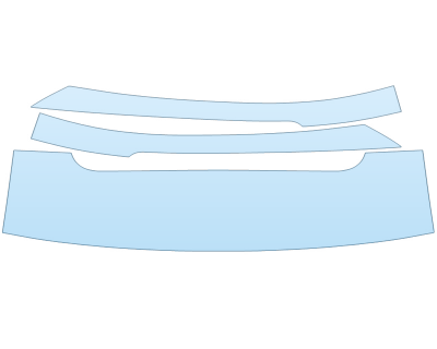 PAINT PROTECTION KIT - 2024 PORSCHE MACAN ELECTRIC TURBO ROOF PILLARS W/SUNROOF - PRECUT PPF CLEAR BRA WRAP