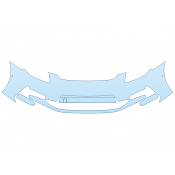 Precut PPF Kit – Clear Bra Paint Protection Film PAINT PROTECTION KIT - 2025 PORSCHE PANAMERA 4 E-HYBRID BUMPER WITH PARKING SENSORS - PRECUT PPF CLEAR BRA WRAP