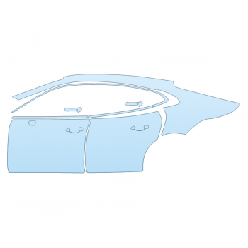 PAINT PROTECTION KIT - 2025 PORSCHE PANAMERA 4 E-HYBRID DRIVER SIDE - PRECUT PPF CLEAR BRA WRAP