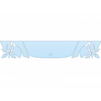 PAINT PROTECTION KIT - 2025 PORSCHE PANAMERA GTS HOOD FENDERS MIRRORS 18 INCH WRAPPED EDGES - PRECUT PPF CLEAR BRA WRAP