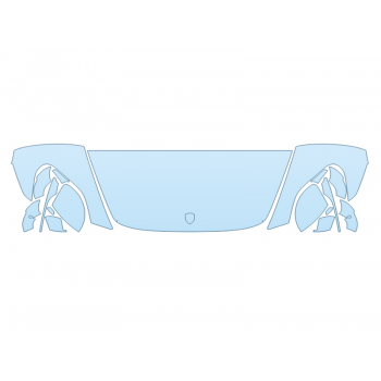 PAINT PROTECTION KIT - 2025 PORSCHE PANAMERA GTS HOOD FENDERS MIRRORS 24 INCH WRAPPED EDGES - PRECUT PPF CLEAR BRA WRAP