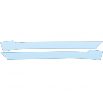 PAINT PROTECTION KIT - 2024 PORSCHE PANAMERA GTS A PILLARS - PRECUT PPF CLEAR BRA WRAP