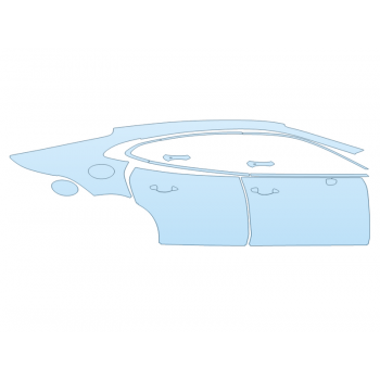 PAINT PROTECTION KIT - 2025 PORSCHE PANAMERA TURBO E-HYBRID PASSENGER SIDE - PRECUT PPF CLEAR BRA WRAP