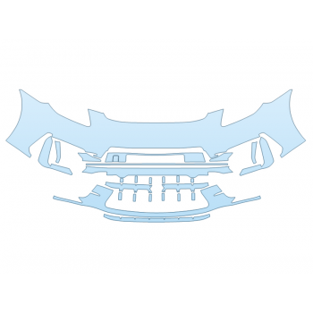 Precut PPF Kit – Clear Bra Paint Protection Film PAINT PROTECTION KIT - 2025 PORSCHE PANAMERA TURBO S E-HYBRID BUMPER - PRECUT PPF CLEAR BRA WRAP